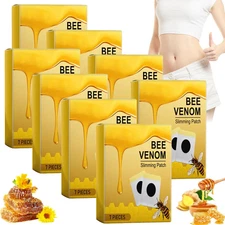 8PACK Bee Venom Lymphatic Drainage & Slimming Patch for Women and Men Body Slim