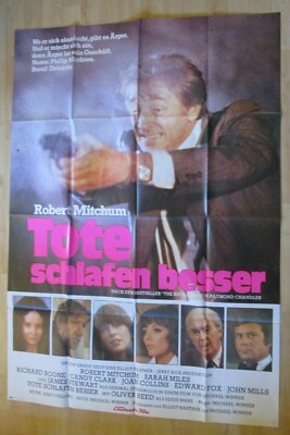 Filmplakat : Tote schlafen besser ( Robert Mitchum , Joan Collins ) DINA0