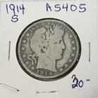 1914 S BARBER HALF DOLLAR ***NICE COIN!*** -