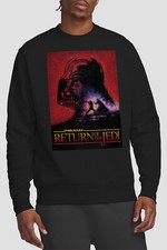 Image of Star Wars Return Of The Jedi Block Mens Sweatshirt Black