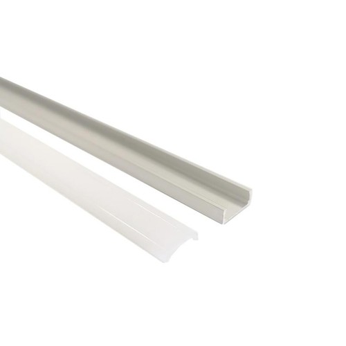 Profilo Alluminio Piatto 1m per Striscia led BARRA-3-1M - Foto 3 di 6