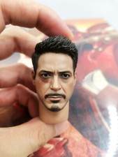 Head Sculpt Hot Toys HT Iron Man Mark MK46 XLVI HT MMS353D16 Captain America 1/6