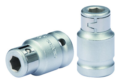KS Tools 1/2'' Bit-Adapter-Stecknuss, 1/2'' x 5/16'' , 38 mm - 911.4351