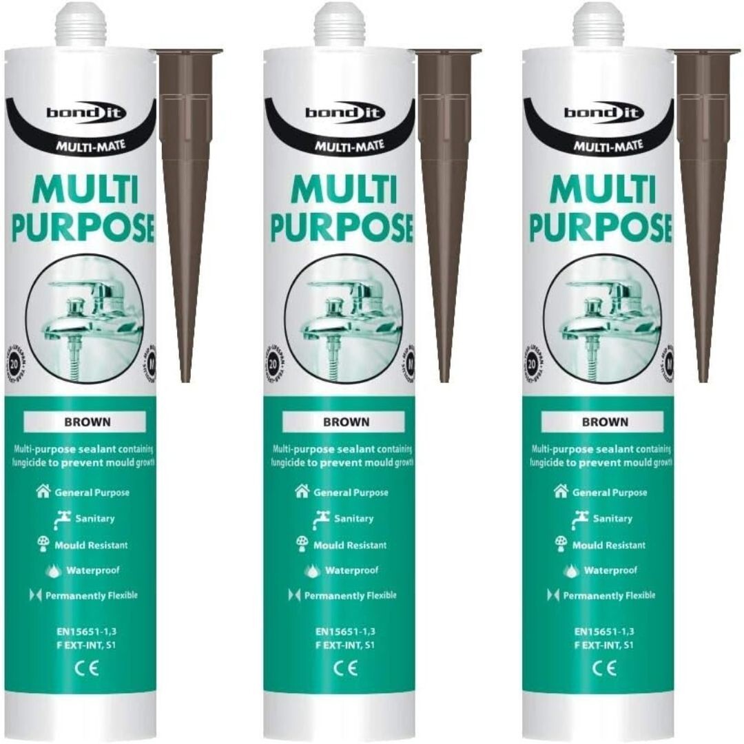 BOND IT Multimate Silicone sealant Brown - Image 2