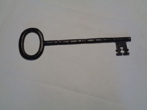 Portachiavi scheletro in ghisa 7 portachiavi appendiabiti da parete vintage 14" - Foto 4 di 12