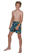SPEEDO JUNIOR GLITCHWARP 15" WATERSHORTS SWIM SHORTS SWIMWEAR XS M L XL