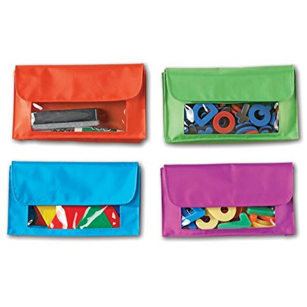 (TG. 9 1/2" x 5 1/2") MAGNETIC STORAGE POCKETS SET OF 4 - NUOVO