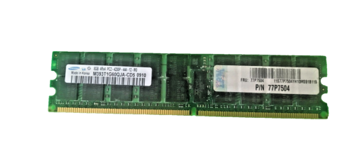 Samsung 8 GB DDR2 PC2-4200P 4Rx4 M393T1G60QJA-CD5 ECC RAM server reg - Foto 1 di 1