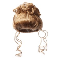 Set of 4 Antina's Dark Blonde Up Swept 14" Doll Wigs