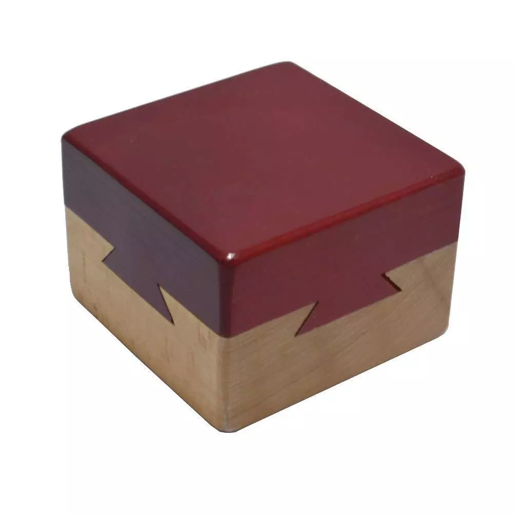 Secret Puzzle Box Brain Teaser Games Wooden Gift Hidden Diamond