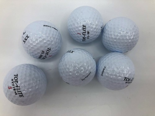 Lot Of 6 Mixed Top Flite Golf Balls Unused N8 - Picture 8 of 8
