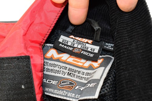 M2R Made 2 Ride Motorcycle Full Body Zip-Up Riding Wind Suit - X-Small, USA 38 - Picture 10 of 11