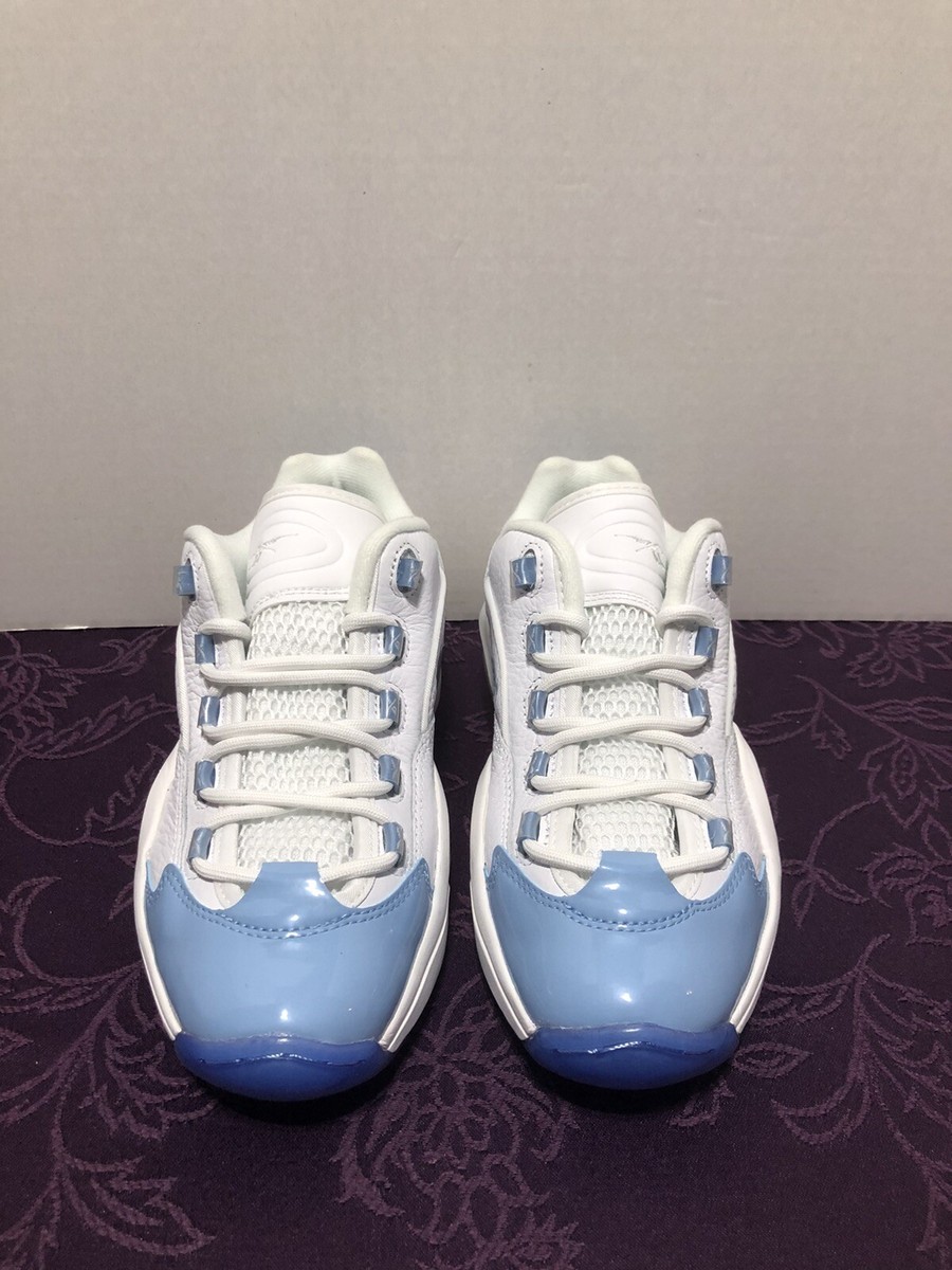 Reebok Question Low Iverson Fluid Patent Leather Baby Blue  display picture 1