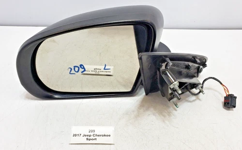 ✅ 15-19 OEM Jeep Cherokee Left Driver Side Mirror Assembly Black *