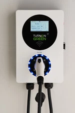 TURNONGREEN EV700 Level 2 Smart Electric Vehicle Charger (EV), 16 to 32 Amp