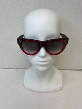 Celine CL40016I CL40016 55B Honey Havana Brown / Red Sunglasses 51-22 150