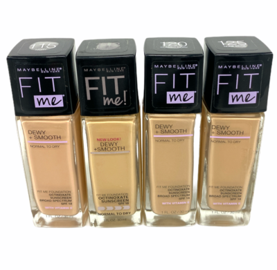 Maybelline Fit Me Dewy+Smooth Foundation SPF18 & Vitamin E (1oz