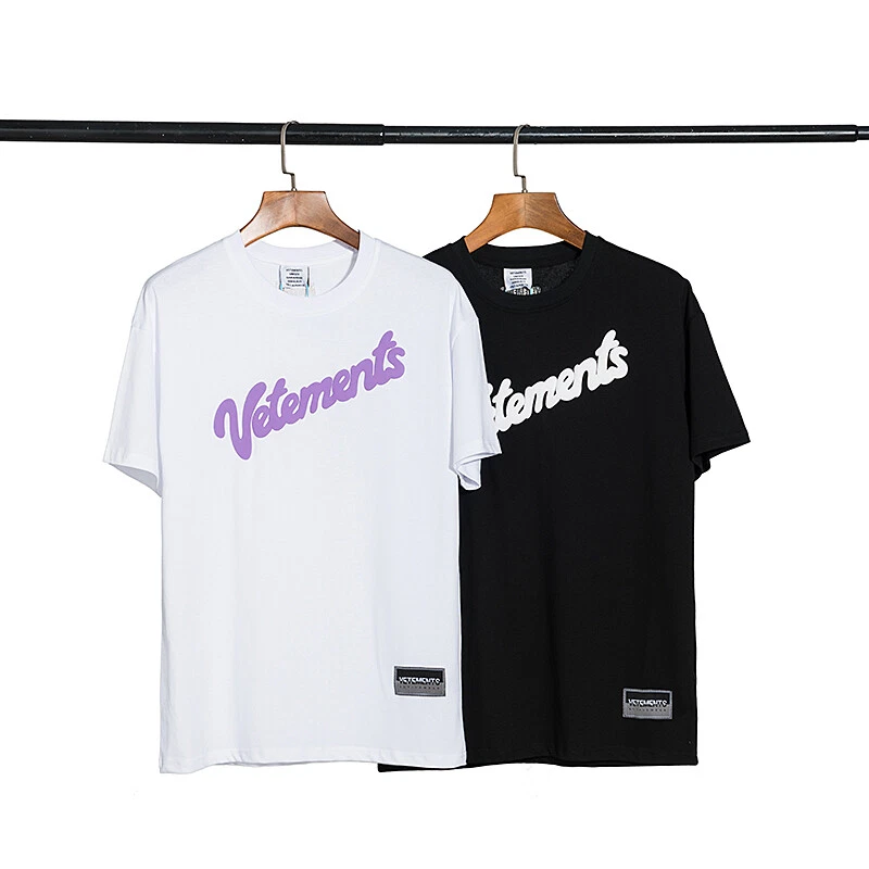 NWT Trendy Vetements Shirts Foam Logo T-Shirt | eBay
