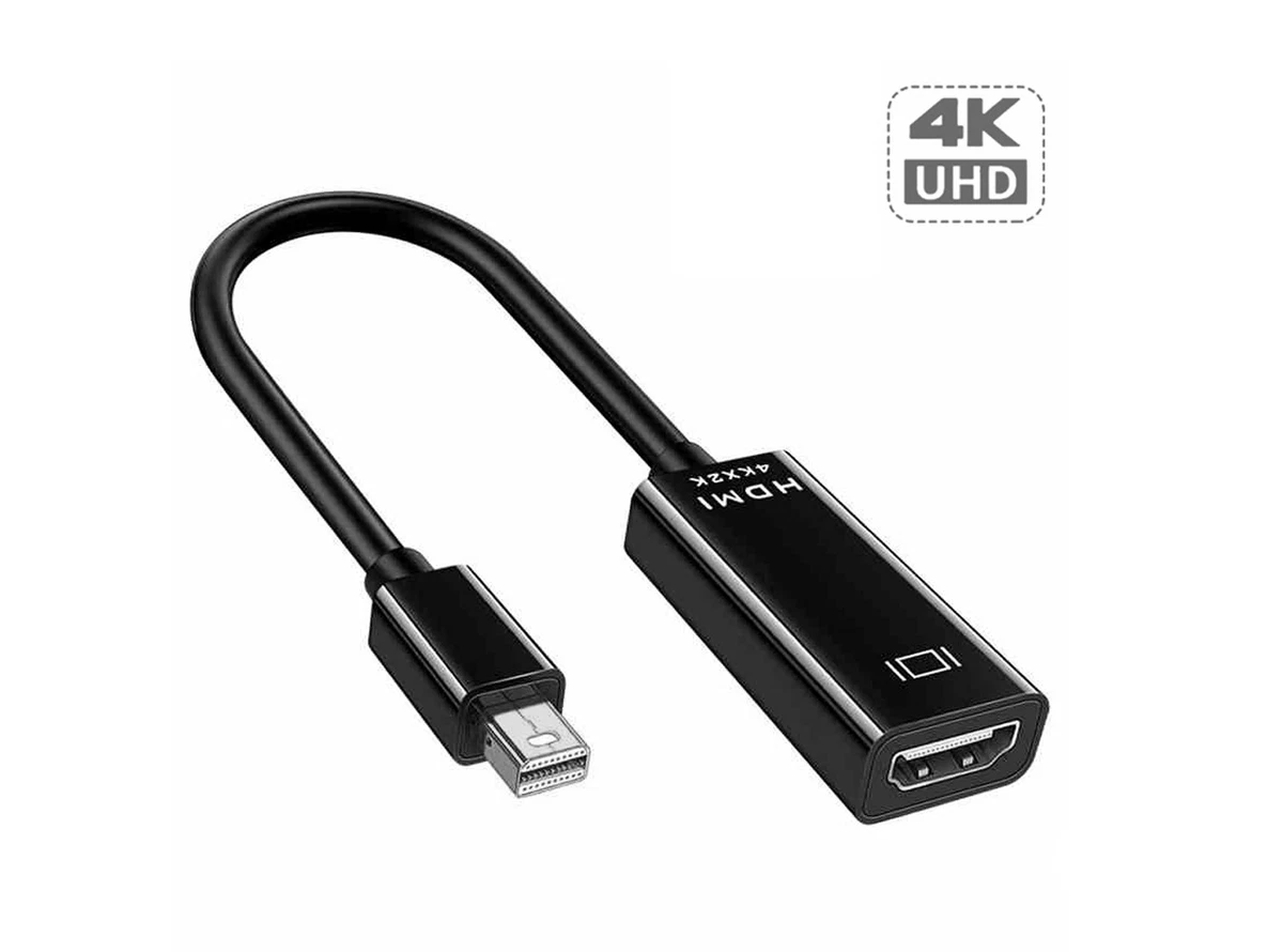 Cavo MiniDP A HDMI 4K – 1,8 Metri, HD, Per Collegamento DisplayPort Mini