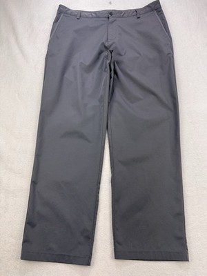 Adidas Climacool Golf Pants Men 38x32 Gunmetal Straight Vented Performance