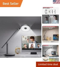 Sunturalux HONEYWELL Desk Lamp: 3 Color Temperatures with Ambient Light Sensor