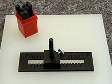Guide pour aligner les poinçons à frapper, chiffres, lettres, VIN, Facom etc...