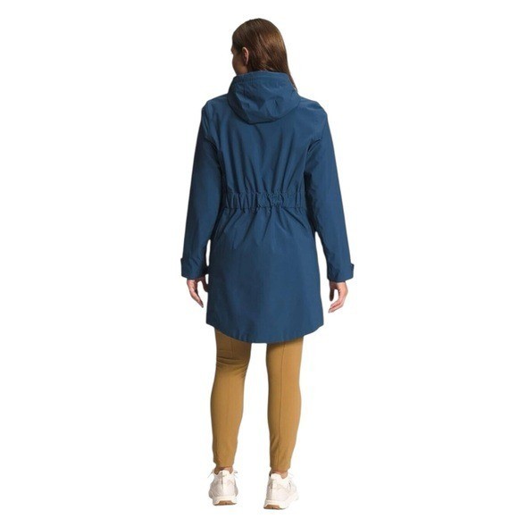 🌻NEW w/tags The North Face City Breeze Rain Parka II (Shady Blue) Womens Small
