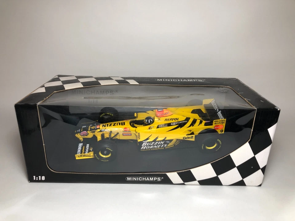 1/18 MINICHAMPS Jordan Mugen Honda 198 D. Hill - Immagine 2 di 4