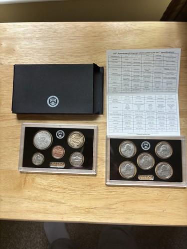 225th Anniversary Enhanced Uncirculated Coin Set ( SOLD OUT ) LAST ONE - Picture 2 of 8