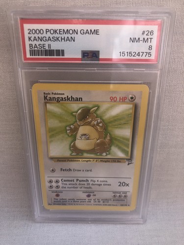 Kangaskhan graded PSA 8 for sale on eBay