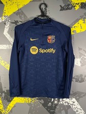 Barcelona Training Football Soccer Long Sleeve Jacket Nike Young Size L ig93