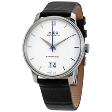 Mido Baroncelli III Automatic White Dial Mens...