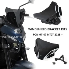 For Yamaha MT-07 MT07 2025 + Accessories Windshield Deflector Windscreen Bracket