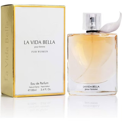 LA VIDA BELLA POUR FEMME EAU DE PARFUM SPRAY FOR WOMEN 3.4 Oz / 100 ml BRAND NEW
