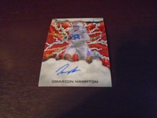 2025 Eclectic Signatures Omarion Hampton Flash Base Rookie Auto card 1/1