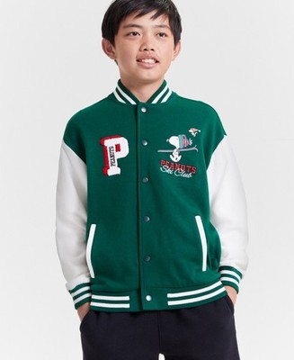 Epic Threads Little & Big Boys Peanuts Varsity Jacket - XS(5/6)
