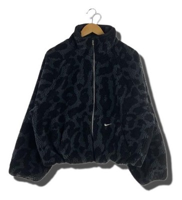 NIKE AS W NSW STREET SHERPA JKT S Polyester Animal HV2071-010 Jacket Women 9827
