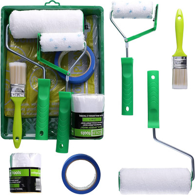 Toolspace Malerset 10 Teilig- Farbroller Set Zum Streichen Von Decken Wänden -Je