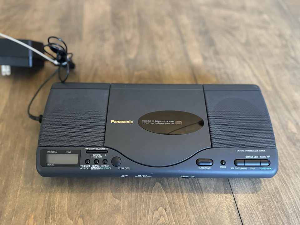 Sistema Sintonizador CD Portátil Panasonic Modelo SL-PH1 - ¡probado y funciona! Usado en excelente estado Foto 3 de 4