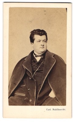 Fotografie Carl Mahlknecht, Wien, August Förster, Schauspieler und Regisseur 