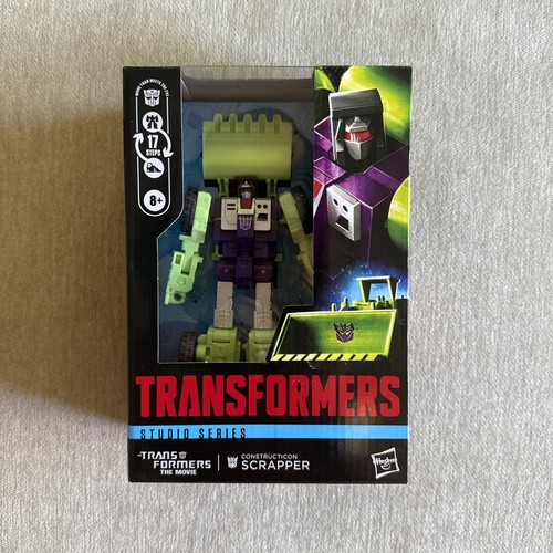 Transformers Studio Series Constructicon Scrapper Action Figure - 6.5-inch Converting Robot To Front-End Loader