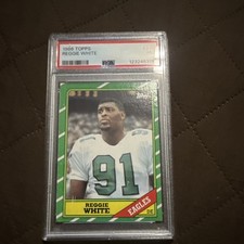 Topps 1986 Reggie White #275 Eagles NFL PSA Graded Card 