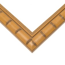 21x27 Light Brown Bamboo Real Wood Picture Frame Width 1.5 inches  Interior Fra