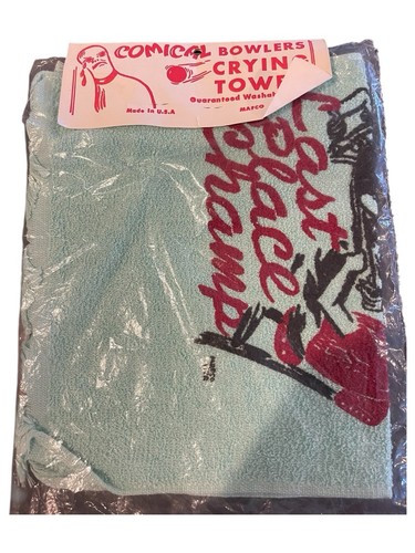 Vintage Mafco Comical Bowlers Crying Towel circa 1960s - Picture 2 of 3