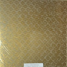 Stampin Up - "GOLDEN GARDEN" 3 12 x 12 Designer Specialty Acetate -  NEW 