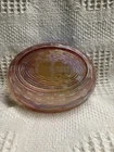 Fenton Glass - Iridescent Pink Rooster on Nest - Carnival Glass - Vintage