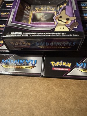 pokemon trading card game mimikyu pin collection Mimikyu Pin Collection Box