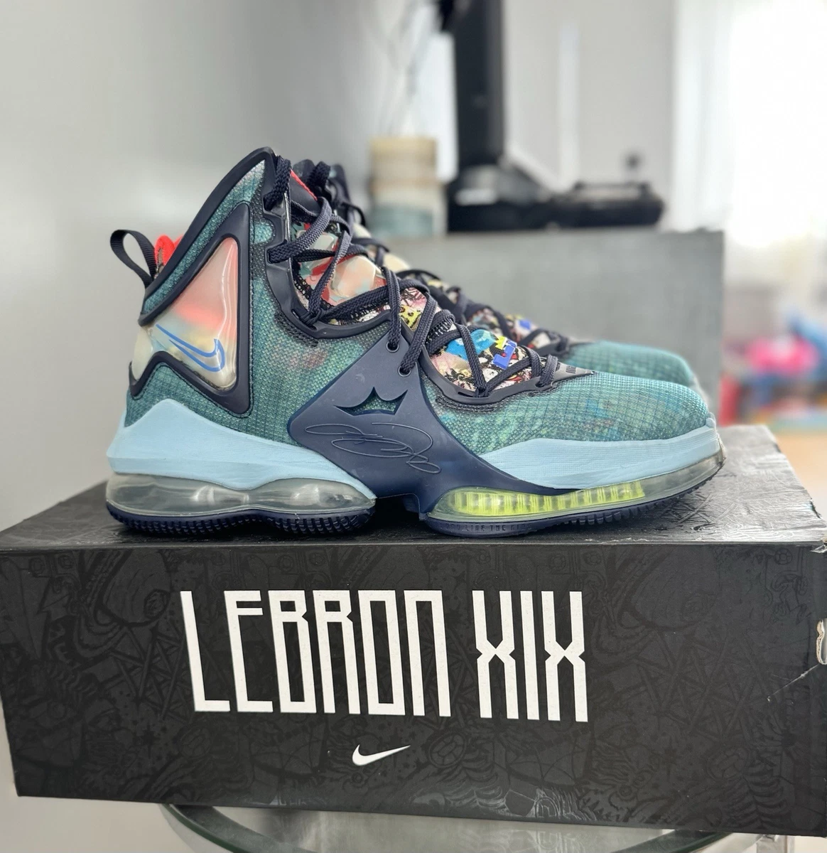 Nike LeBron 19 EP Fast Food - Dutch Blue | eBay display picture 1