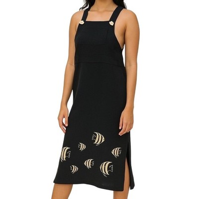 DAWN JOY Womens Jumper Dress Coastal Nautical Vintage 90s Novelty Size 12