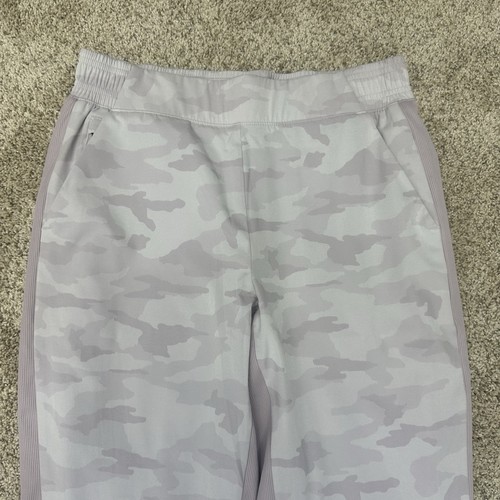 Jogger Athleta Brooklyn para mujer 6 forrados rosa púrpura camuflaje lux shasta bolsillos - Imagen 3 de 15